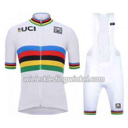 Set Fietsshirt + Korte Koersbroek 2018 UCI World Champion